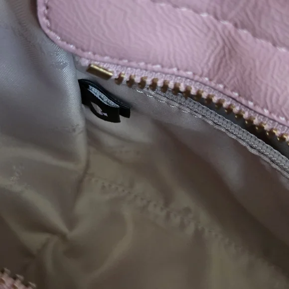 Kate Spade Jette Faux Shearling Pink Quartz Tote Bag New W/out Tags - Picture 5 of 9